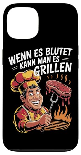 Wenn Es Blutet Kann Man Es Grillen Fleisch Sommer Hülle für iPhone 13 Wenn Es Blutet Kann Man Es Grillen Fleisch Sommer Hülle für iPhone 13 von Sommer Grillen Fleisch Party BBQ Fun