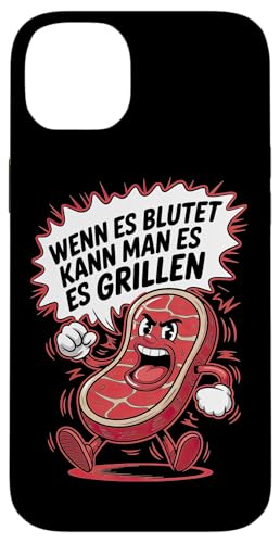 Wenn Es Blutet Kann Man Es Grillen Fleisch Sommer Hülle für iPhone 14 Plus Wenn Es Blutet Kann Man Es Grillen Fleisch Sommer Hülle für iPhone 14 Plus von Sommer Grillen Fleisch Party BBQ Fun