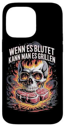 Wenn Es Blutet Kann Man Es Grillen Fleisch Sommer Hülle für iPhone 14 Pro Max Wenn Es Blutet Kann Man Es Grillen Fleisch Sommer Hülle für iPhone 14 Pro Max von Sommer Grillen Fleisch Party BBQ Fun