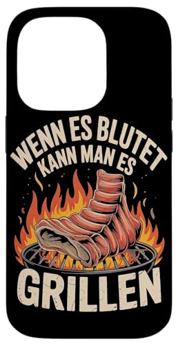 Wenn Es Blutet Kann Man Es Grillen Fleisch Sommer Hülle für iPhone 14 Pro Wenn Es Blutet Kann Man Es Grillen Fleisch Sommer Hülle für iPhone 14 Pro von Sommer Grillen Fleisch Party BBQ Fun