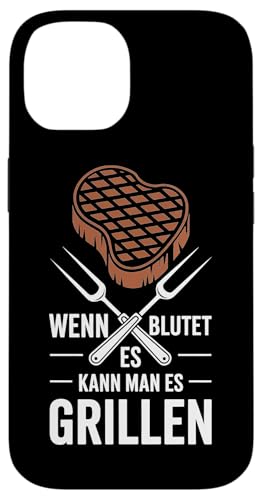 Wenn Es Blutet Kann Man Es Grillen Fleisch Sommer Hülle für iPhone 14 Wenn Es Blutet Kann Man Es Grillen Fleisch Sommer Hülle für iPhone 14 von Sommer Grillen Fleisch Party BBQ Fun