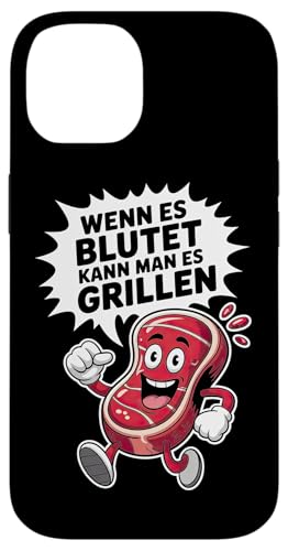 Wenn Es Blutet Kann Man Es Grillen Fleisch Sommer Hülle für iPhone 14 Wenn Es Blutet Kann Man Es Grillen Fleisch Sommer Hülle für iPhone 14 von Sommer Grillen Fleisch Party BBQ Fun