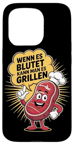 Wenn Es Blutet Kann Man Es Grillen Fleisch Sommer Hülle für iPhone 15 Pro Wenn Es Blutet Kann Man Es Grillen Fleisch Sommer Hülle für iPhone 15 Pro von Sommer Grillen Fleisch Party BBQ Fun