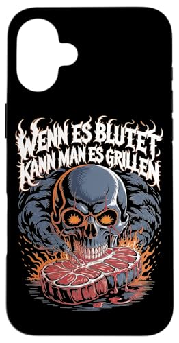 Wenn Es Blutet Kann Man Es Grillen Fleisch Sommer Hülle für iPhone 16 Plus Wenn Es Blutet Kann Man Es Grillen Fleisch Sommer Hülle für iPhone 16 Plus von Sommer Grillen Fleisch Party BBQ Fun
