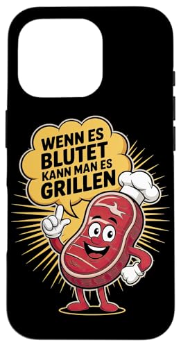 Wenn Es Blutet Kann Man Es Grillen Fleisch Sommer Hülle für iPhone 16 Pro Wenn Es Blutet Kann Man Es Grillen Fleisch Sommer Hülle für iPhone 16 Pro von Sommer Grillen Fleisch Party BBQ Fun