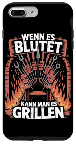 Wenn Es Blutet Kann Man Es Grillen Fleisch Sommer Hülle für iPhone 7 Plus/8 Plus Wenn Es Blutet Kann Man Es Grillen Fleisch Sommer Hülle für iPhone 7 Plus/8 Plus von Sommer Grillen Fleisch Party BBQ Fun