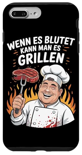Wenn Es Blutet Kann Man Es Grillen Fleisch Sommer Hülle für iPhone 7 Plus/8 Plus Wenn Es Blutet Kann Man Es Grillen Fleisch Sommer Hülle für iPhone 7 Plus/8 Plus von Sommer Grillen Fleisch Party BBQ Fun
