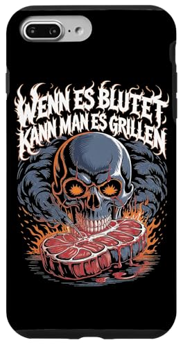 Wenn Es Blutet Kann Man Es Grillen Fleisch Sommer Hülle für iPhone 7 Plus/8 Plus Wenn Es Blutet Kann Man Es Grillen Fleisch Sommer Hülle für iPhone 7 Plus/8 Plus von Sommer Grillen Fleisch Party BBQ Fun