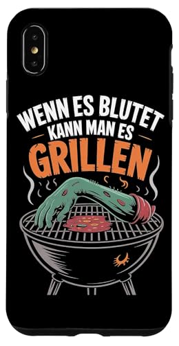 Wenn Es Blutet Kann Man Es Grillen Fleisch Sommer Hülle für iPhone XS Max Wenn Es Blutet Kann Man Es Grillen Fleisch Sommer Hülle für iPhone XS Max von Sommer Grillen Fleisch Party BBQ Fun