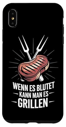 Wenn Es Blutet Kann Man Es Grillen Fleisch Sommer Hülle für iPhone XS Max Wenn Es Blutet Kann Man Es Grillen Fleisch Sommer Hülle für iPhone XS Max von Sommer Grillen Fleisch Party BBQ Fun