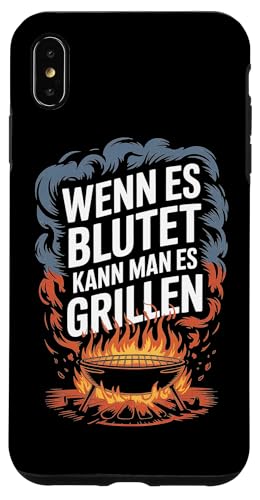 Wenn Es Blutet Kann Man Es Grillen Fleisch Sommer Hülle für iPhone XS Max Wenn Es Blutet Kann Man Es Grillen Fleisch Sommer Hülle für iPhone XS Max von Sommer Grillen Fleisch Party BBQ Fun
