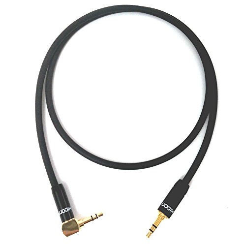 Kopfhörerkabel 1,5m Miniklinke 3,5mm Stereo HICON Stecker auf Mini-Klinke gewinkelt Adapter Kabel SC GOBLIN | GOSC-K-0150-SW (schwarz) von SommerCable