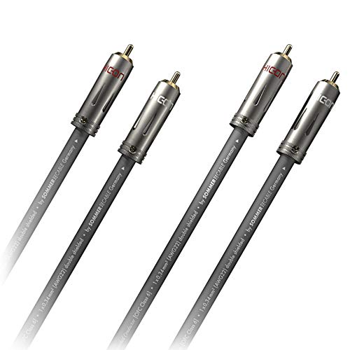 RCA Cinchkabel Stereo 1m NF- Phonokabel 1 x 0,34 mm² by SOMMER CABLE | ST8F-0100 von SommerCable