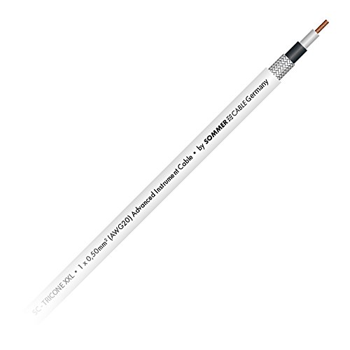 Sommer Cable 25m TRICONE ® XXL 1 x 0,50 mm² OFC Gitarren- Instrumentenkabel LLC weiß - 300-0270 von Sommer Cable