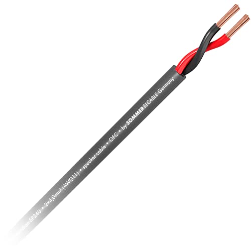 SOMMER CABLE MERIDIAN Mobile 240 [OFC] Lautsprecherkabel 2 x 4,0 mm² dunkelgrau Meterware | 440-0056 von Sommer Cable