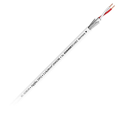Sommer Cable Mikrofon- Patchkabel SC GOBLIN OFC 2 x 0,14mm² geschirmt Meterware ab 1m weiß - 200-0350 Sommer Cable Mikrofon- Patchkabel SC GOBLIN OFC 2 x 0,14mm² geschirmt Meterware ab 1m weiß - 200-0350 von Sommer Cable