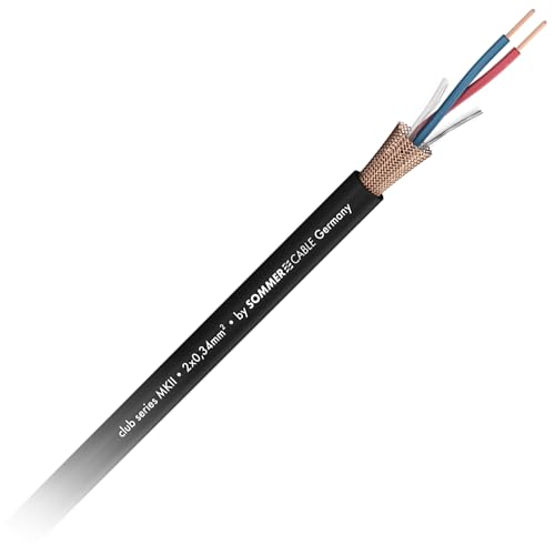 SOMMER CABLE Mikrofonkabel Club Series MKII OFC 2 x 0,34mm² Geschirmt Symmetrisch | 200-0051 (Meterware) von Sommer Cable