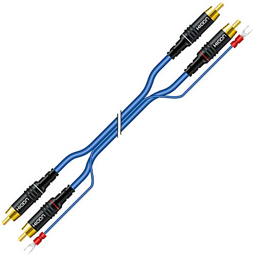 Sommer Cable 5m Phonokabel Cinch NF- Kabel Sinus Control mit Erdungsleitung und Gabelschuh - SS81-0500 von Sommer Cable
