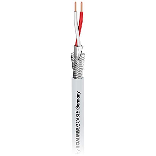 Sommer Cable SC GOBLIN OFC 2 x 0,14mm² geschirmt Mikrofon- Patchkabel Meterware (eisgrau) - 200-0356 von Sommer Cable