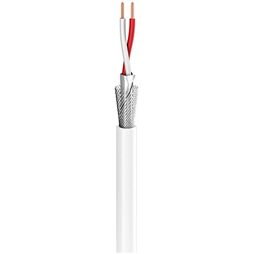 SOMMER CABLE SC GOBLIN OFC 2x 0,14mm² geschirmtes Mikrofonkabel Patchkabel Meterware - 200-0350NE (weiß - ohne Aufdruck) von SommerCable