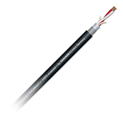 Sommer Cable SC-PRIMUS OFC Mikrofonkabel 2 x 0,50mm² symmetrisch (100m, schwarz) von Sommer Cable