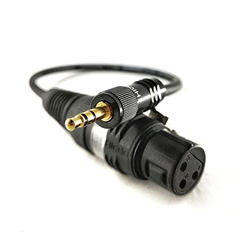 Selected Cable 10m Mikrofonkabel 3,5mm Miniklinke männlich auf XLR 3pol weiblich Mikrofonadapter für DSLR Kameras vergoldete Stecker - SC-AK600-MF-1000 von SommerCable