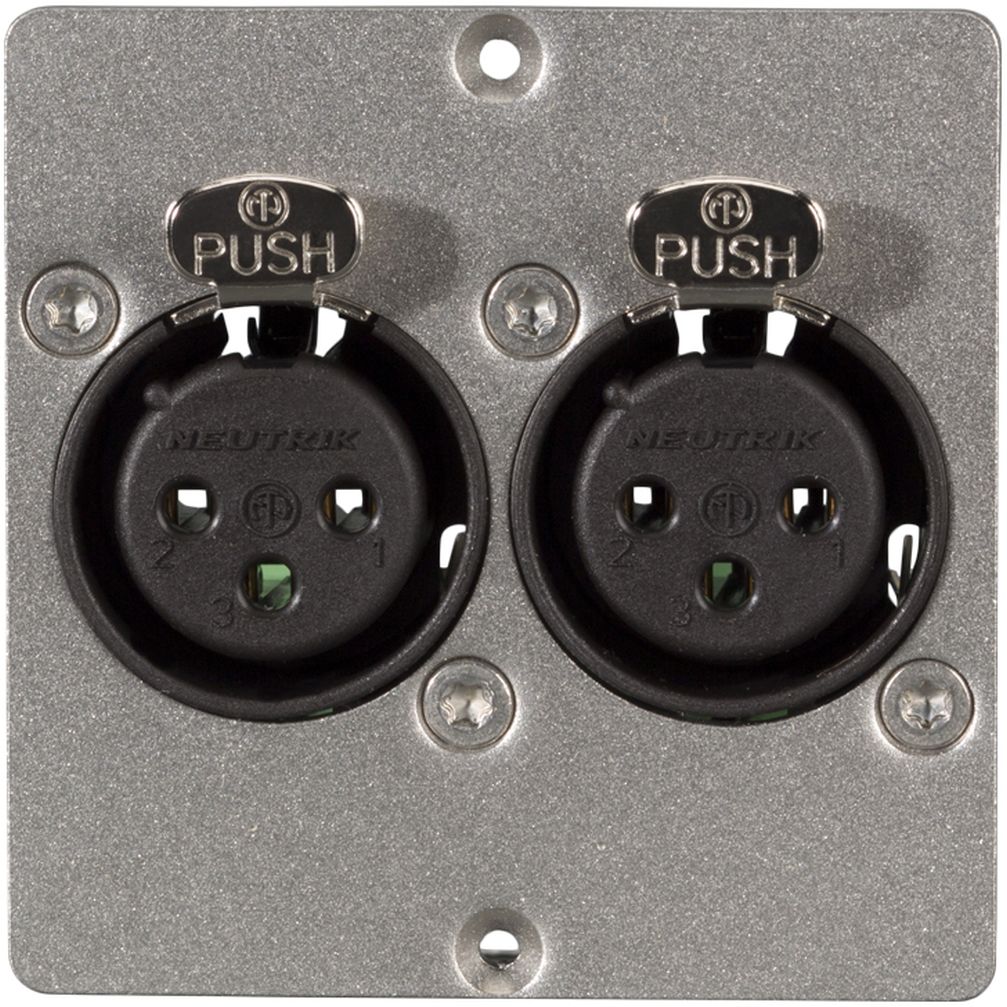 Sommer Anschluss-Modul 2x XLR female Sommer Anschluss-Modul 2x XLR female von SommerCable