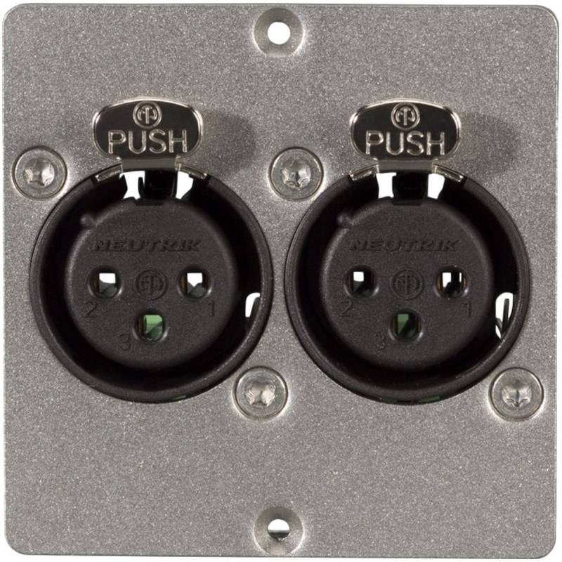 Sommer Anschluss-Modul 2x XLR female von SommerCable