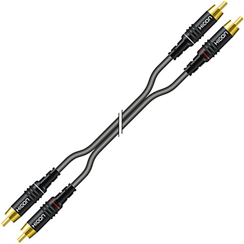 Sommer Cable 1m Cinchkabel SC Onyx 2025 MKII Stereo RCA HI-CM06 Stecker schwarz - ON81-0100-SW von SommerCable