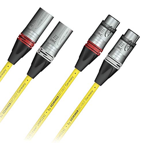 Sommer Cable 50cm NF- / Phonokabel EPILOGUE XLR-Kabel Neutrik EMC Spezial Stecker 0,5m - EPB1-0050 von SommerCable