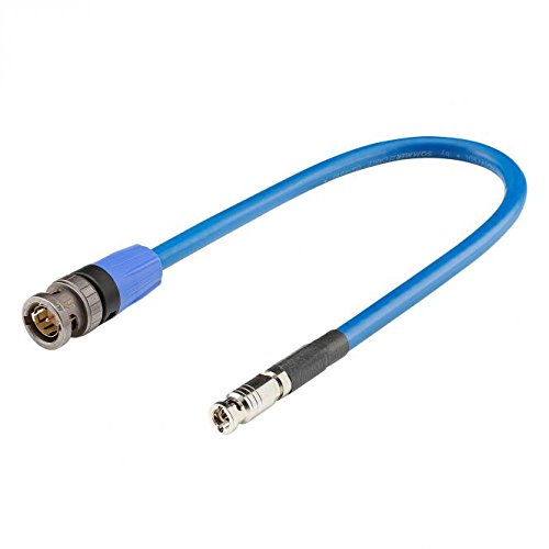 Sommer Cable 6G-/HD-SDI-4K, Adapterkabel SC-Vector 0.8/3.7, Mini HD-BNC Male 75 Ohm / NBNC75BLP9X, blau (0,5m) von SommerCable