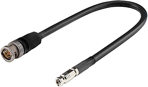 Sommer Cable 6G-/HD-SDI-4K, Adapterkabel SC-Vector 0.8/3.7, Mini HD-BNC Male 75 Ohm / NBNC75BLP9X, schwarz (0,4m) von Sommer Cable
