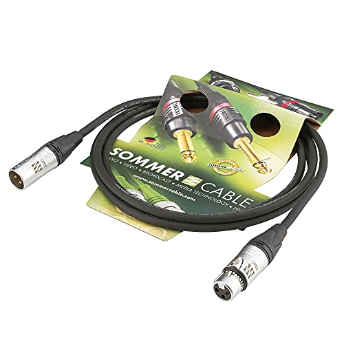 Sommer Cable 6m Referenz XLR Mikrofonkabel EMC-QUAD 4 x 0,14 mm² 3-pol METAlliance Certified HiFi Audiokabel - EGB1-0600-SW Sommer Cable 6m Referenz XLR Mikrofonkabel EMC-QUAD 4 x 0,14 mm² 3-pol METAlliance Certified HiFi Audiokabel - EGB1-0600-SW von Sommer Cable