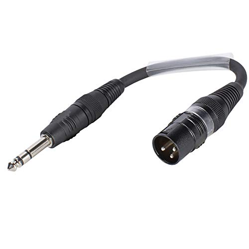 Sommer Cable Adapterkabel 6,3mm Klinke 3-pol male auf XLR 3-pol male 15cm HICON Stecker | SGFDU0015-SW Sommer Cable Adapterkabel 6,3mm Klinke 3-pol male auf XLR 3-pol male 15cm HICON Stecker | SGFDU0015-SW von Sommer Cable