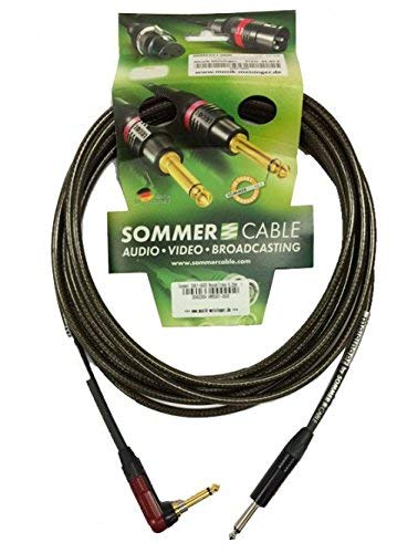 Sommer Cable - Gitarrenkabel Spirit XXL mit Mono-Klinkenstecker NP2X-BAG/Mono-Klinkenstecker NPR2X-AU-SILENT Neutrik (3 m), hergestellt in Deutschland von Sommer Cable