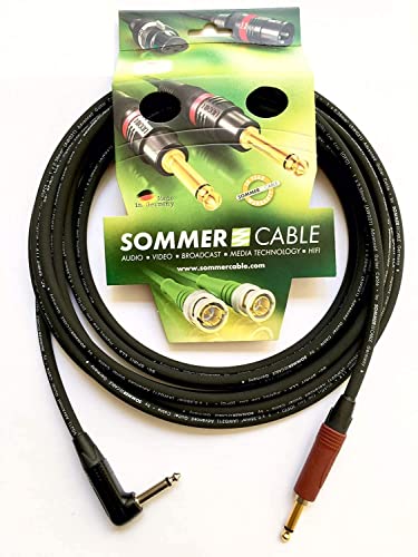 Sommer Cable Instrumentenkabel SC-Spirit LLX "LOW LOSS" Klinke NP2RX-BAG/Klinke NP2X-AU-SILENT (3m) von SommerCable