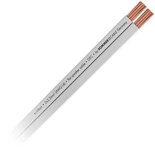 Sommer Cable SC TRIBUN 2 x 2,5mm² flach Lautsprecherkabel Meterware | 425-0310 Sommer Cable SC TRIBUN 2 x 2,5mm² flach Lautsprecherkabel Meterware | 425-0310 von Sommer Cable