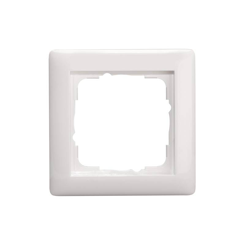 Sommer Schalterrahmen 1-fach , Baugröße: 55x55 mm, Kunststoff, Farbe: reinweiß W55KW-SR-1 von SommerCable