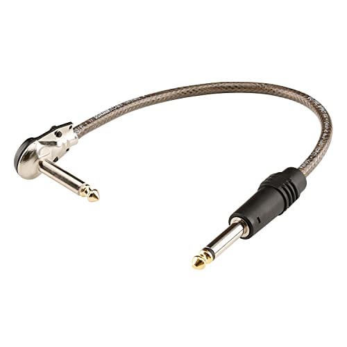 SommerCable 1,5m Gitarrenkabel Kabel für Bodeneffekte SC-Spirit XS 1x 0,75mm² mit einseitig gewinkeltem HICON 6,3mm Flachstecker/Pancake - XS48-0150 von SommerCable