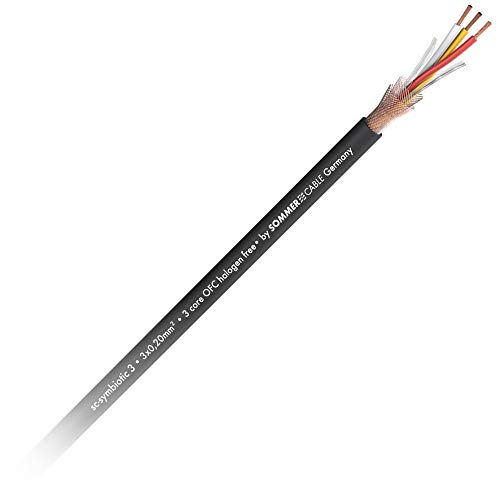 SommerCable 1m 3x 0,20 mm² Mikrofonkabel SC-Symbiotic 3 TPE flexibel Halogenfrei Meterware - 200-0601H3 von SommerCable