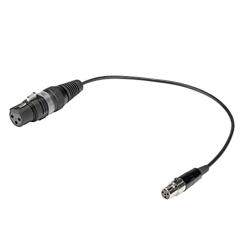 SommerCable Mini-XLR 4pol 30cm Bodypack Audio-Adapter auf XLR Buchse 3pol Adapterkabel für Taschensender, dynamisches Mikrofon - CIUT-0030F von SommerCable
