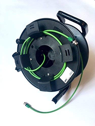 Sommer Cable Videokabel 6G-SDI / 4K SC-Vector 0.8/3.7, BNC/BNC NBNC75BLP9X Neutrik - Kabeltrommel Schill GT310 - Grün (50m) von Sommer Cable