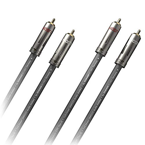 Stereo Cinchkabel 0,75m NF- Phonokabel 1 x 0,34 mm² by SOMMER CABLE | ST8F-0075 (0,75m) von Sommer Cable