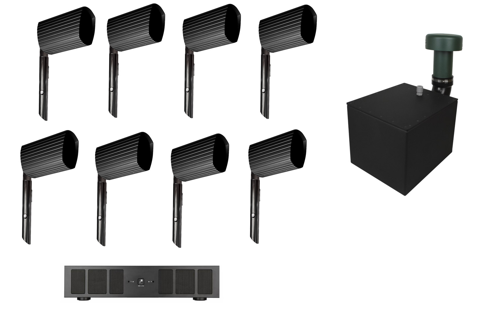 James Loudspeaker AT42/ST12/AMP 8.1 - Gartenset James Loudspeaker AT42/ST12/AMP 8.1 - Gartenset von Sonance