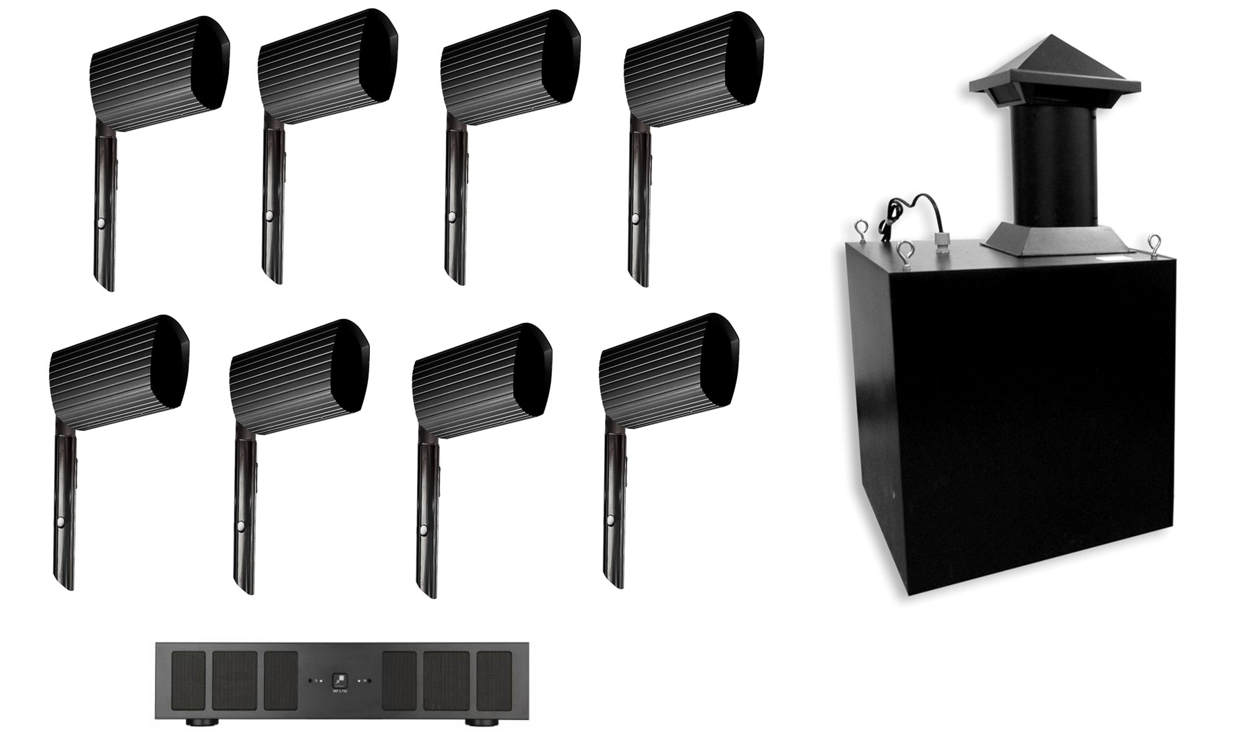 James Loudspeaker AT62/ST21/AMP 8.1 - Gartenset James Loudspeaker AT62/ST21/AMP 8.1 - Gartenset von Sonance