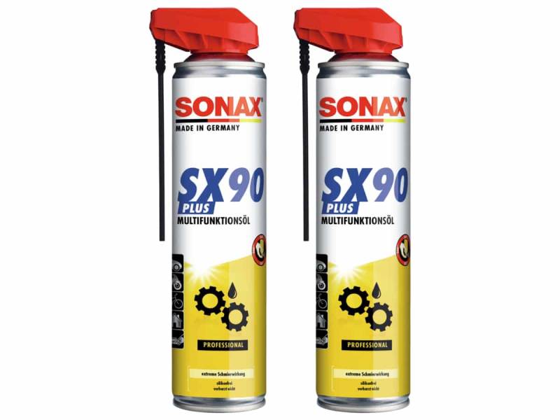 SONAX Multifunktionsöl, SX90 PLUS EasySpray, 400 ml, 2 Stück von Sonax