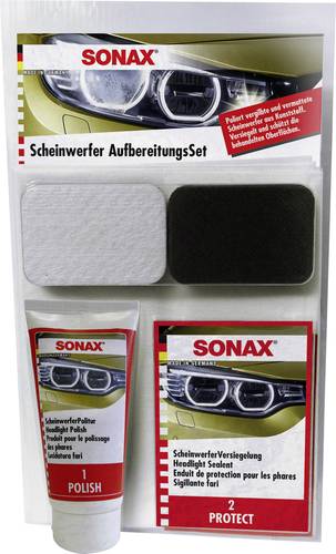 Sonax 405941 Scheinwerfer Aufbereitungs-Set 1 Set von Sonax