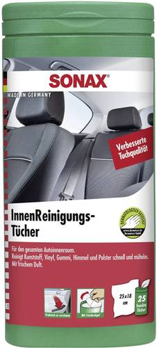 Sonax 412200 Cockpit-Reinigungstücher 25St. von Sonax