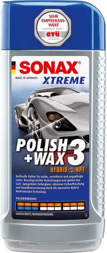 Sonax Xtreme Polish + Wax 3 Hybrid NPT 202200 Autowachs, Autopolitur 500ml von Sonax