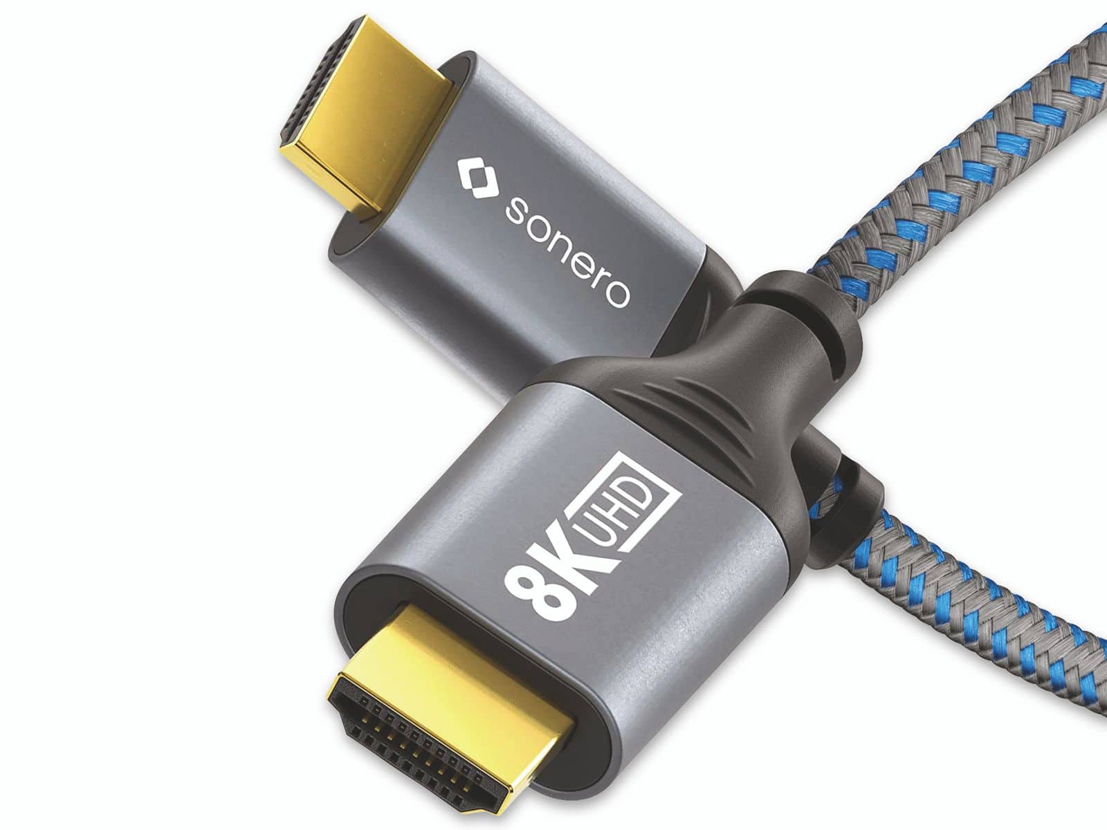 SONERO HDMI-Kabel, 8K60, grau/blau, 3 m von Sonero